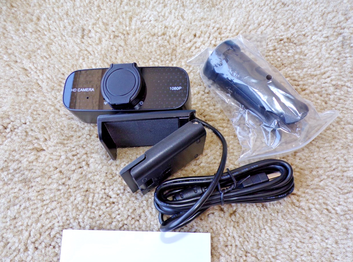 AutoFocus Full HD Video Webcam - Built-in Mic; @c17