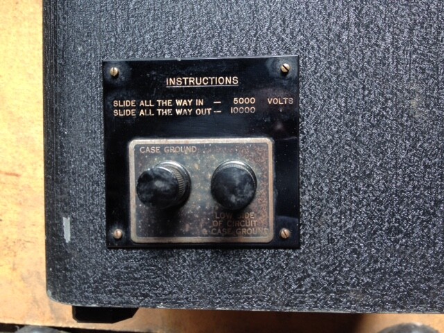 Electro Static Voltmeter, 5 and 10 KV, Model 251, No. 011491