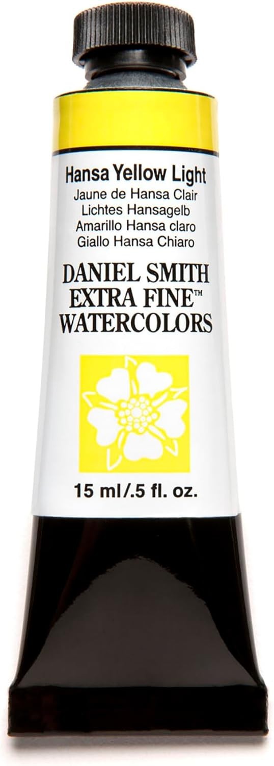 Daniel Smith Extra Fine Watercolor 0.5 Fl Oz (Pack of 1), Hansa Yellow Light