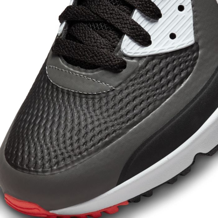 Nike Air Max 90 G Infrared 23 Red Iron Grey CU9978-010 sz 14 Men's Golf Cleats