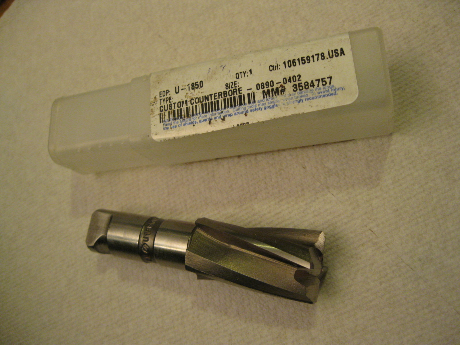 3/4" Spotfacer / Counterbore, TCT Pin Drive, Kennametal