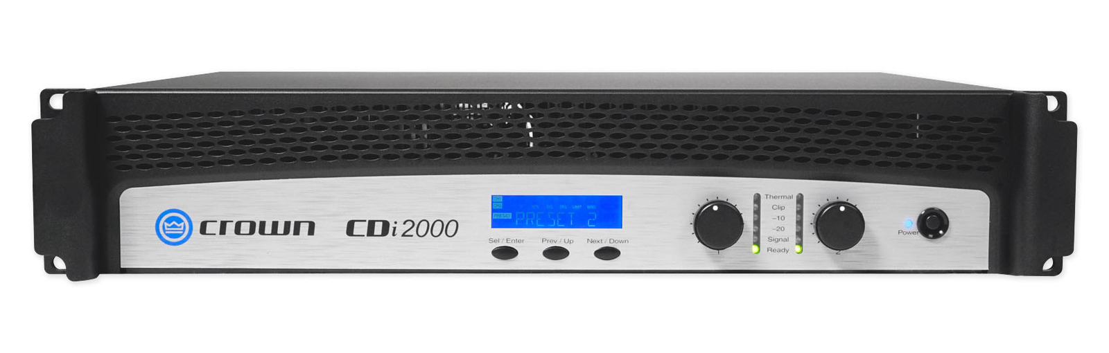 Crown CDi2000 2-Channel, 800w 2,4,8-ohm 70V/140V Commercial Power Amplifier Amp