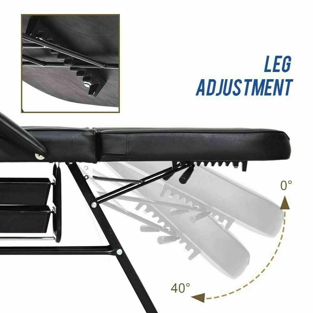 Adjustable Facial Table Lash Extensions Bed Massage Salon Spa Tattoo Equipment