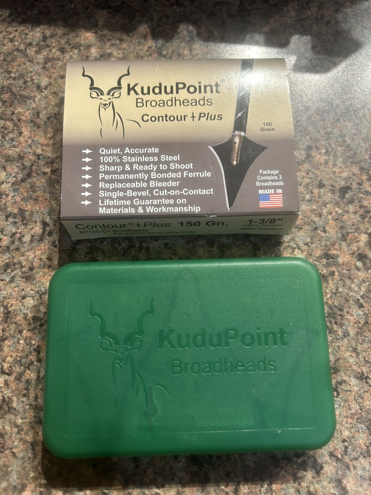Kudu Point Contour Plus 150 Grn Broadheads