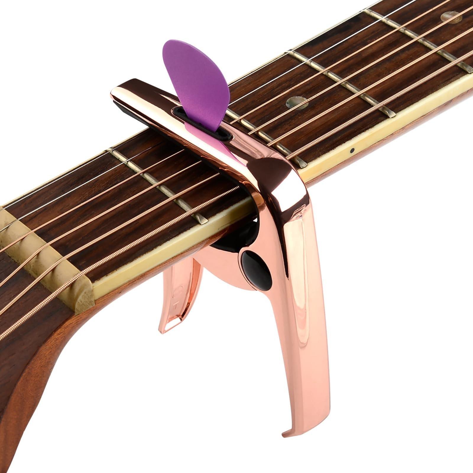 Geekria 3IN1 Guitar Capo, Zinc Alloy Metal Capo for Acoustic and Electric Gui...