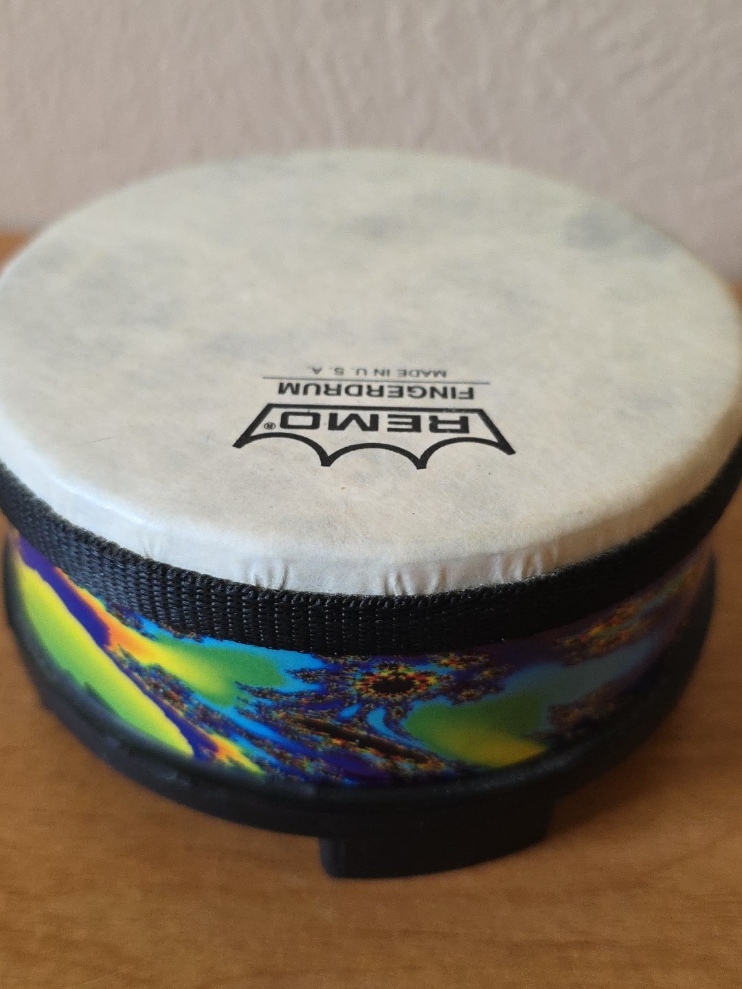 Remo FG-SHRT-SB Drum Fingerdrum 5" Diameter 2" Hi 'Sunburst' Percussion Musical