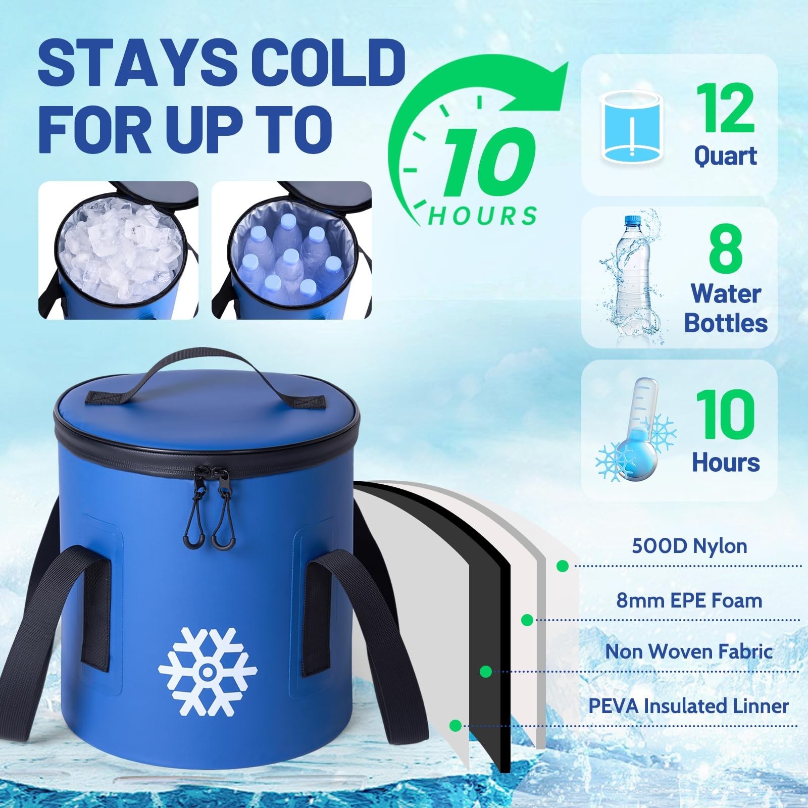 Portable Knee Ice Machine for Post-Surgery Recovery, Cold Therapy System, FSA/HS