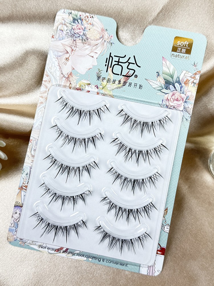 Makeup False Eyelashes for Dating & Parties - 12mm Natural Dense Lashes