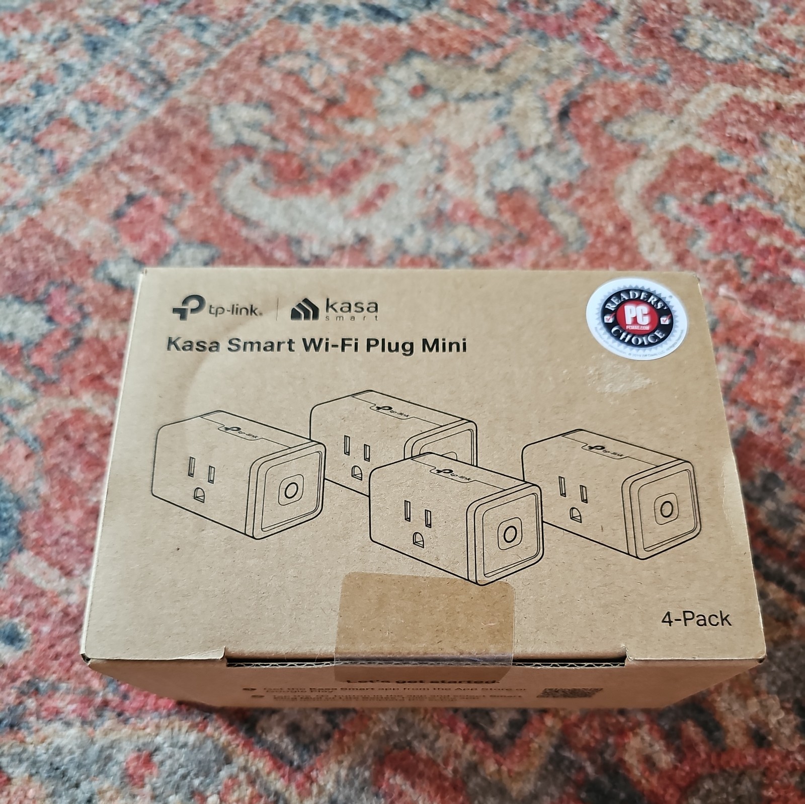 TP Link KASA Smart Wifi Plug Mini Outlet Block WHITE HS103P4 3.8 120V NEW
