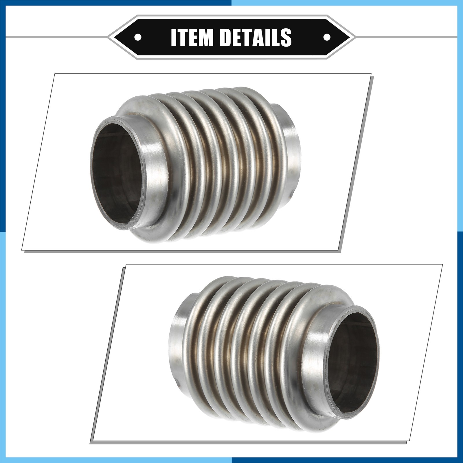 1.5"x2.76" Universal fit for auto Exhaust Flexible Pipe Bellows