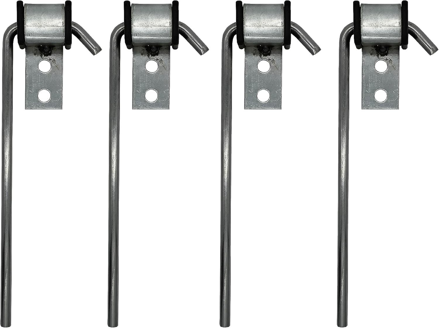 4 Pack Stainless Steel Universal Exhaust Hanger Rod Weld On Bracket 3/8" Rod ...