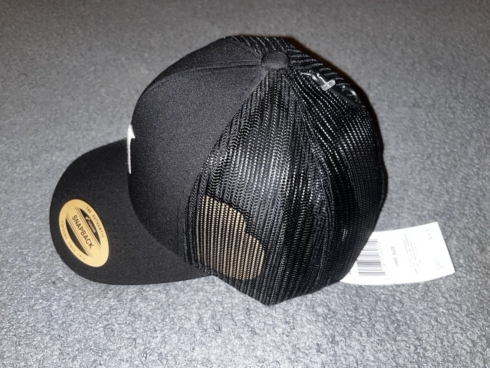 Hurley Snapback Del Mar Trucker Black Mesh Back Hat MSRP $28
