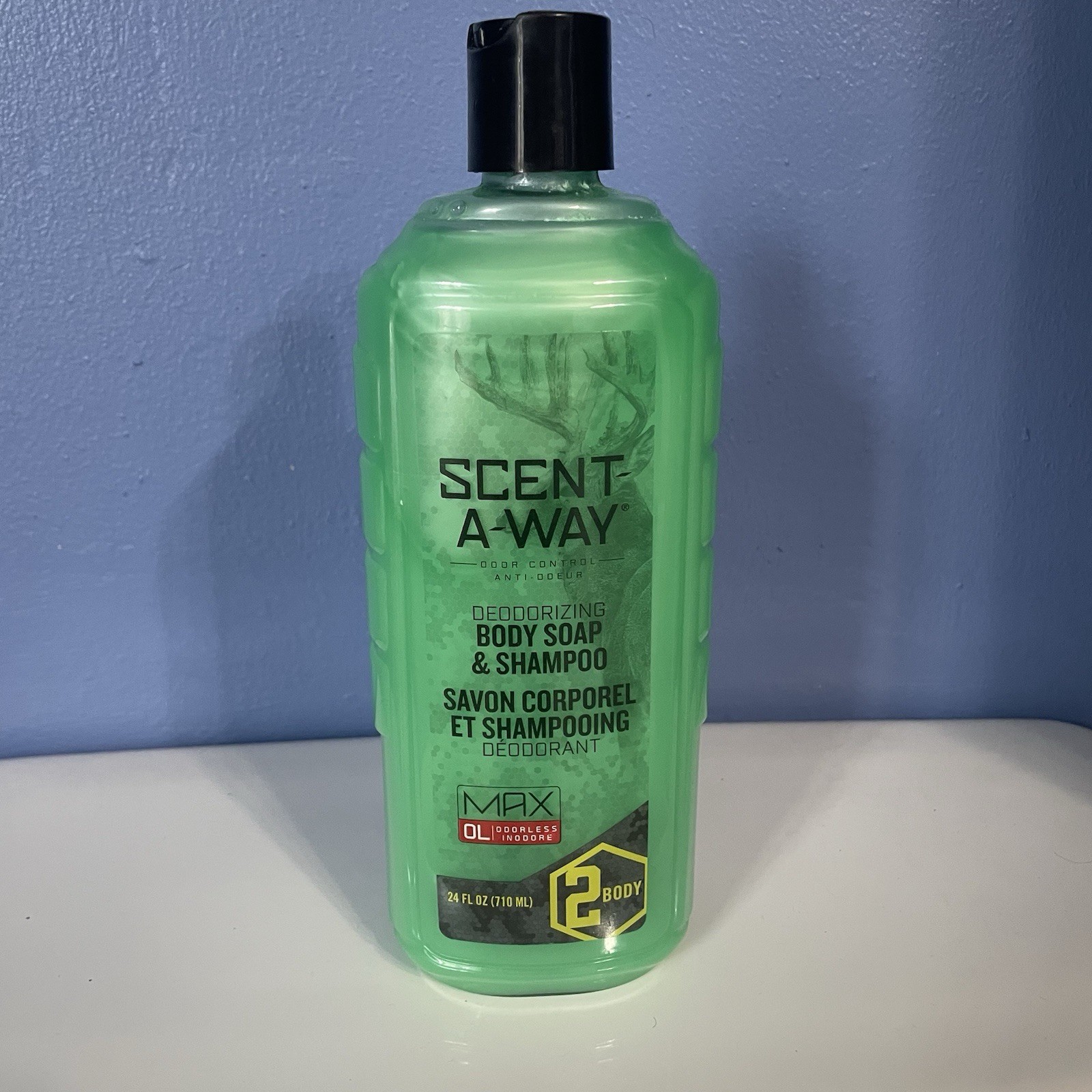 Hunters Specialties Body Wash & Shampoo Scent-a-way Max 24 Oz Brand New