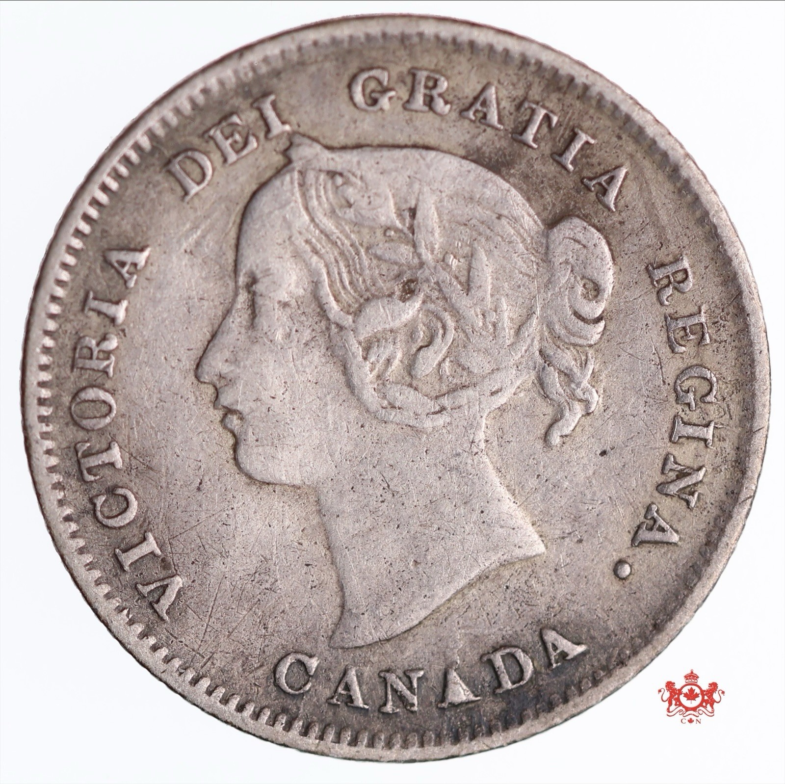 1893 Canada 5 Cents - VF - Lot#12778