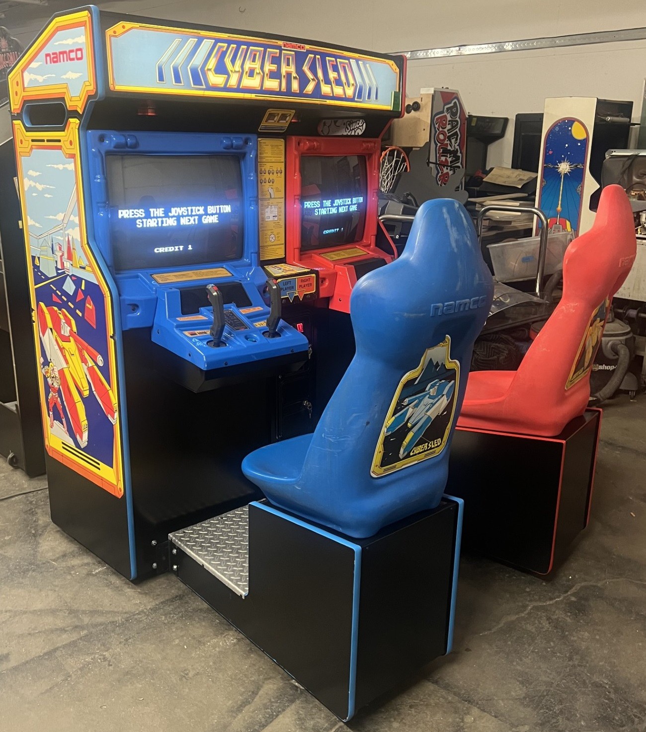 CYBER SLED ARCADE MACHINE by NAMCO (Excellent Condition) *RARE*