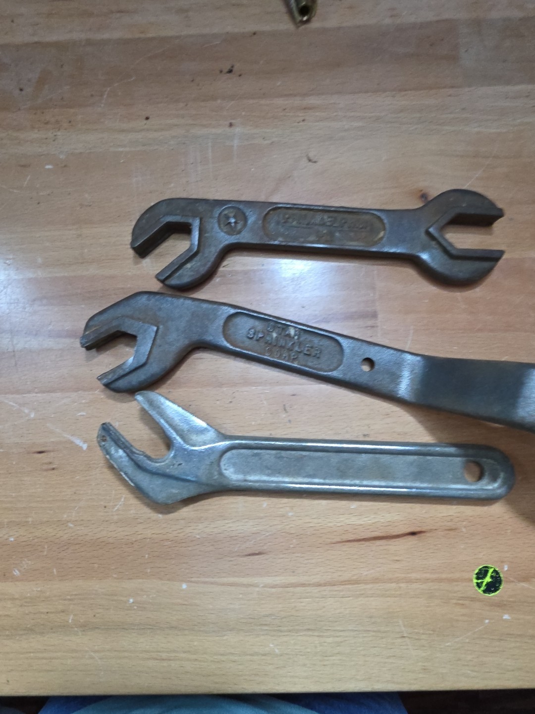 3 vintage sprinkler wrench