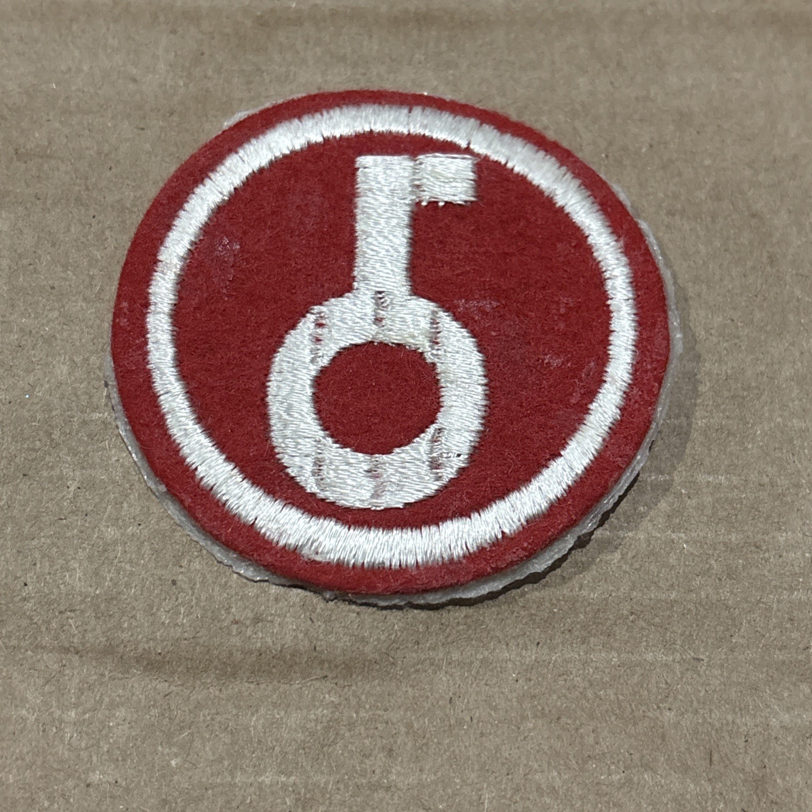1950s 60s Korean Army 5th Infantry Division Wool Patch