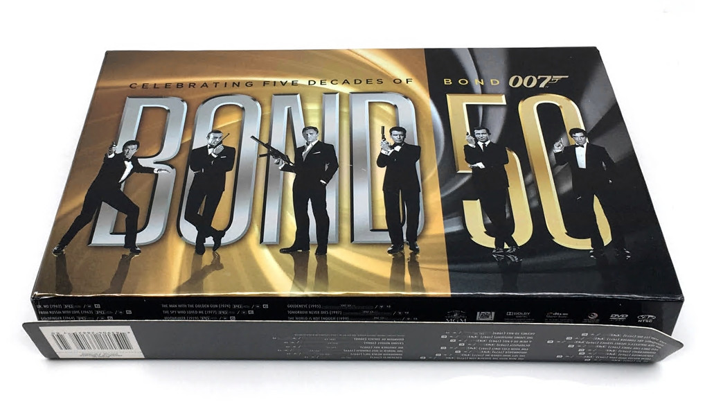 Bond 50 The Complete 22 Film Collection DVD James Bond 007 50th Free Ship