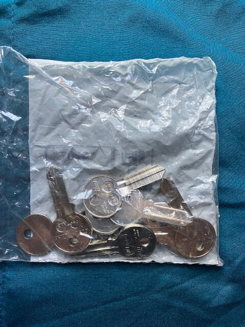 10 Ilco AM3 Keyblanks In Sealed Bag, For American Padlocks