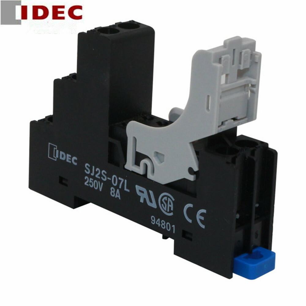 IDEC relay base SJ2S-07L RJ2S series 250V 8A with finger protection