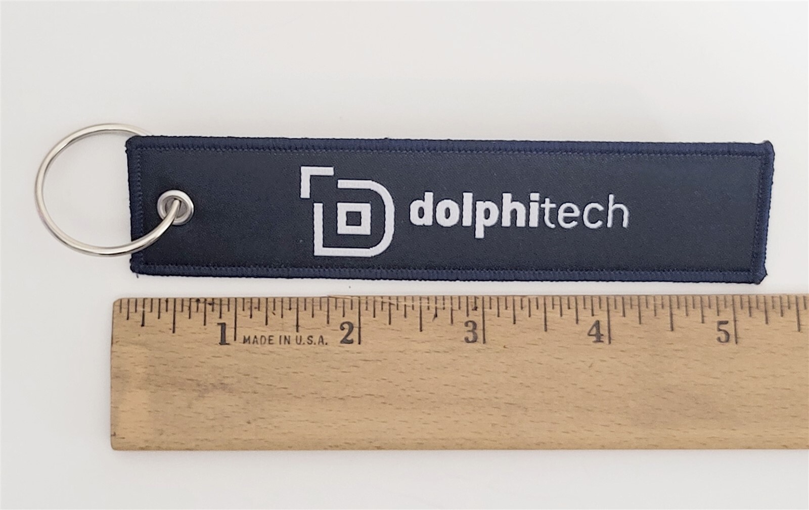 Dolphitech / Remove Before Inspection Blue Flight Tag Keychain Military