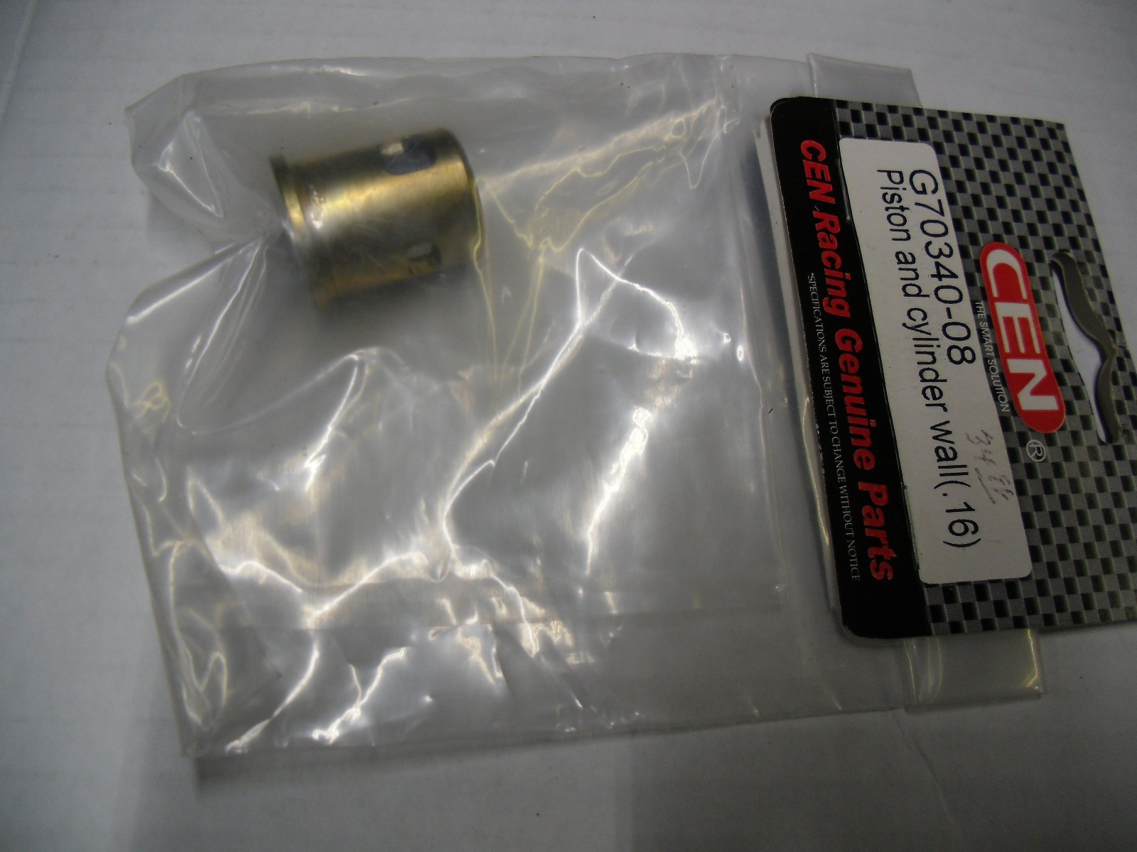CEN racing G70340-08 piston and sleeve .16