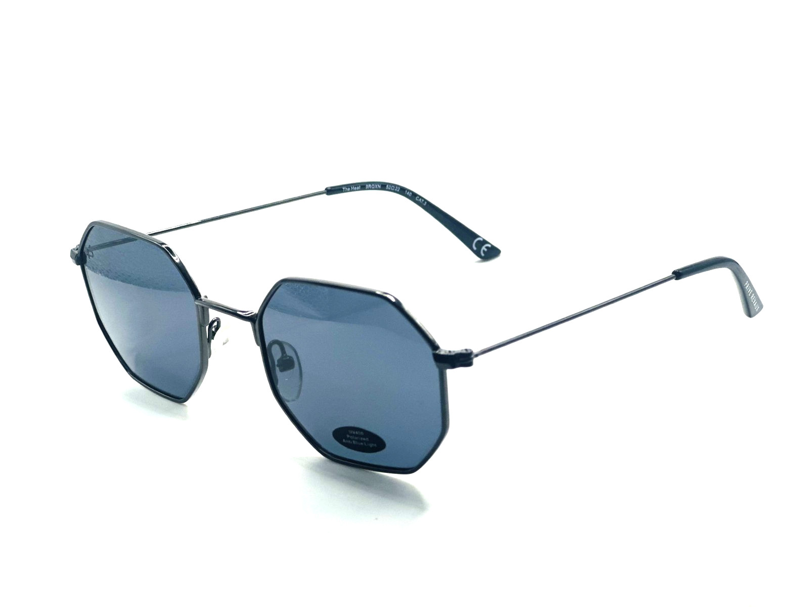PRIVE REVAUX THE HEAT 9RQXN Gunmetal Unisex Sunglasses 52mm 22 140