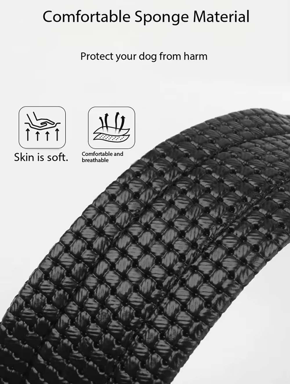 Durable Comfortable Lightweight Secure Anti-Bite Anti-Bark Adjustable Dog Muzzle