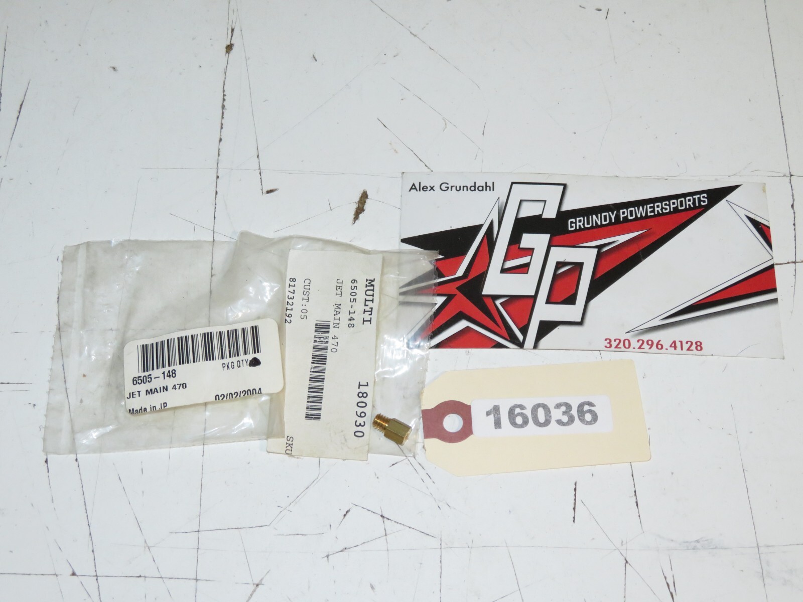 Arctic Cat - New OEM Main Jet # 470 Qty 1	6505-148