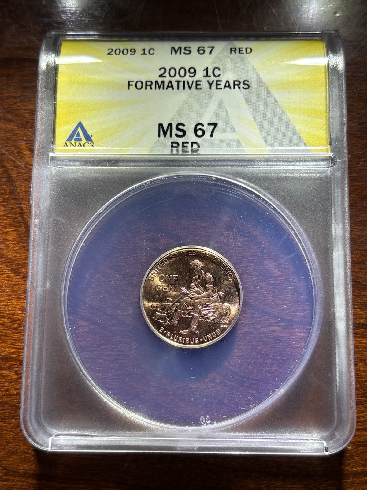 🔥2009 Lincoln Cent,Formative Years, ANACS MS67 RD, HIGH GRADE BUSINESS STRIKE🔥