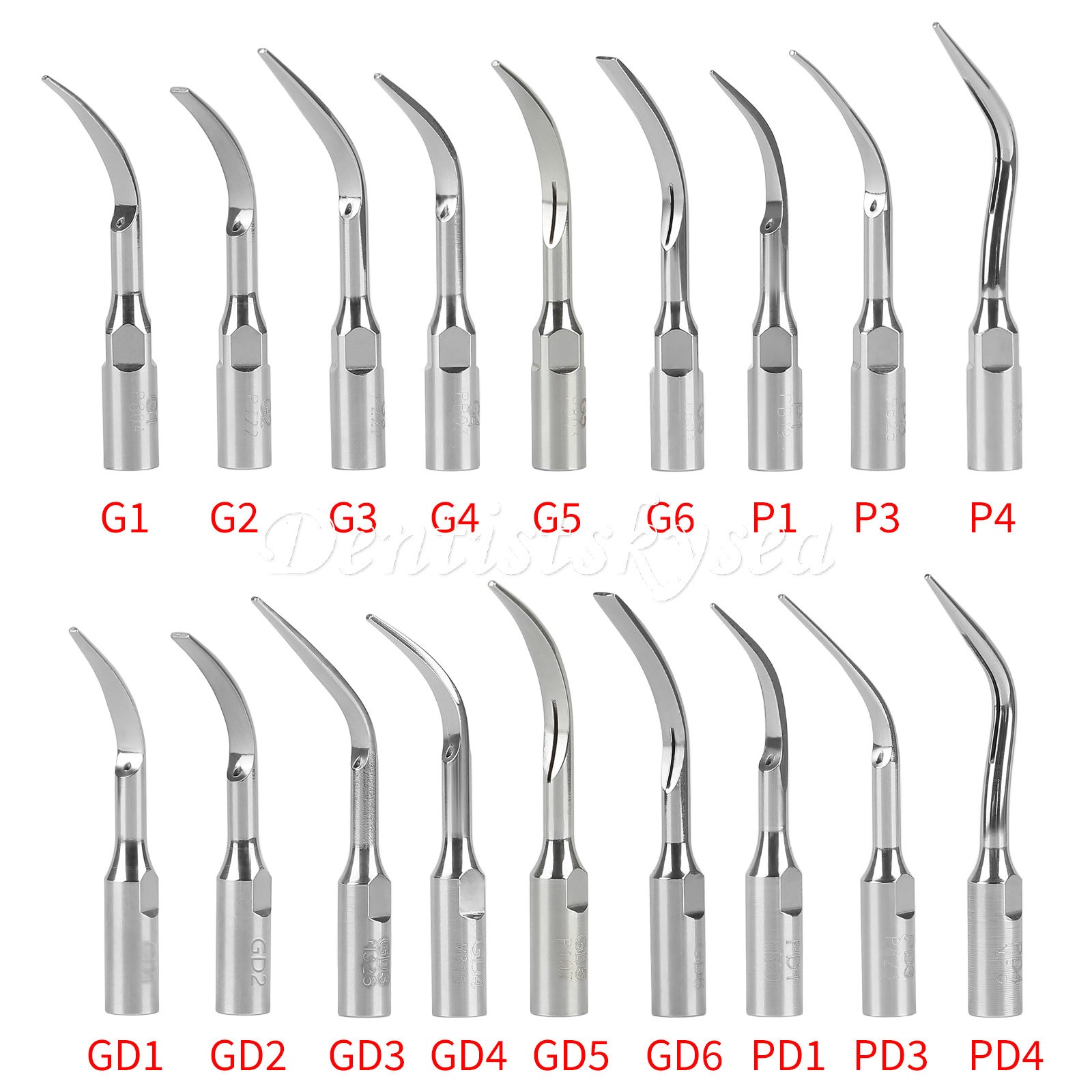 Ultrasonic Piezo Scaler Tips fit SKYSEA EMS/ DTE SATELEC Handpiece Dental
