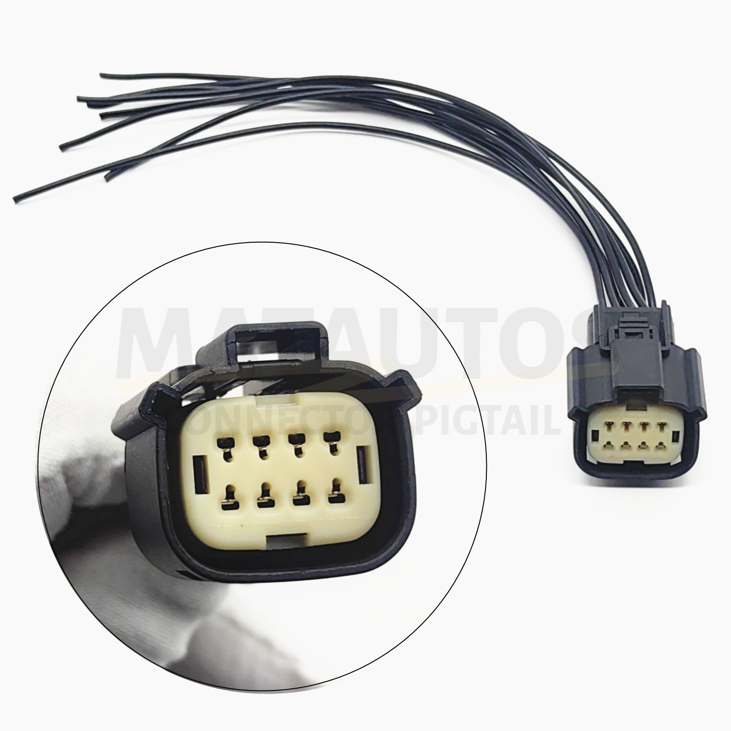 8 Wire Front Headlamp Headlight Connector Repair For Chevy Malibu 2015-2018
