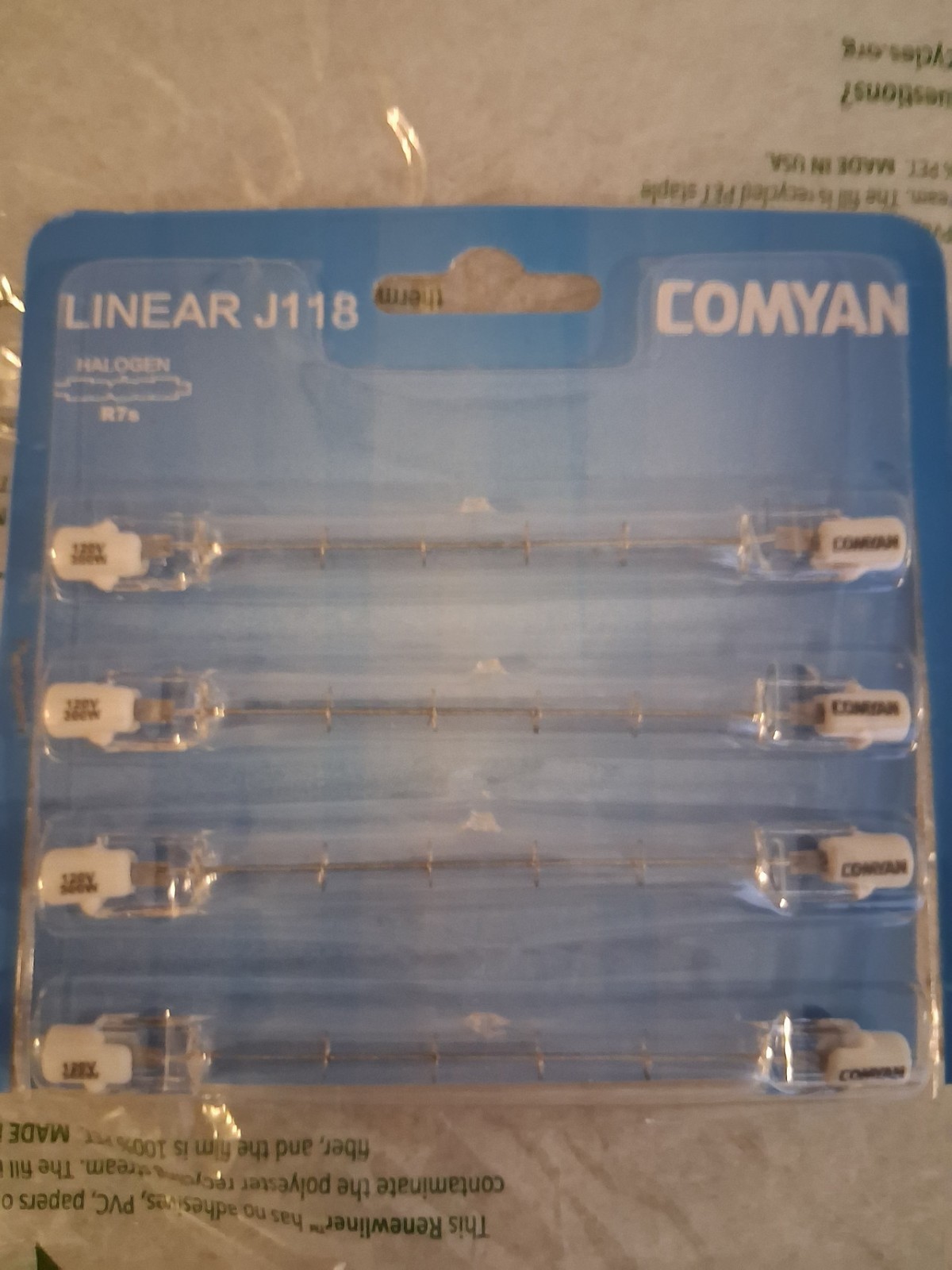 Comyan Linear J118 – High-Performance Linear Halogen Bulb (R7S Base)