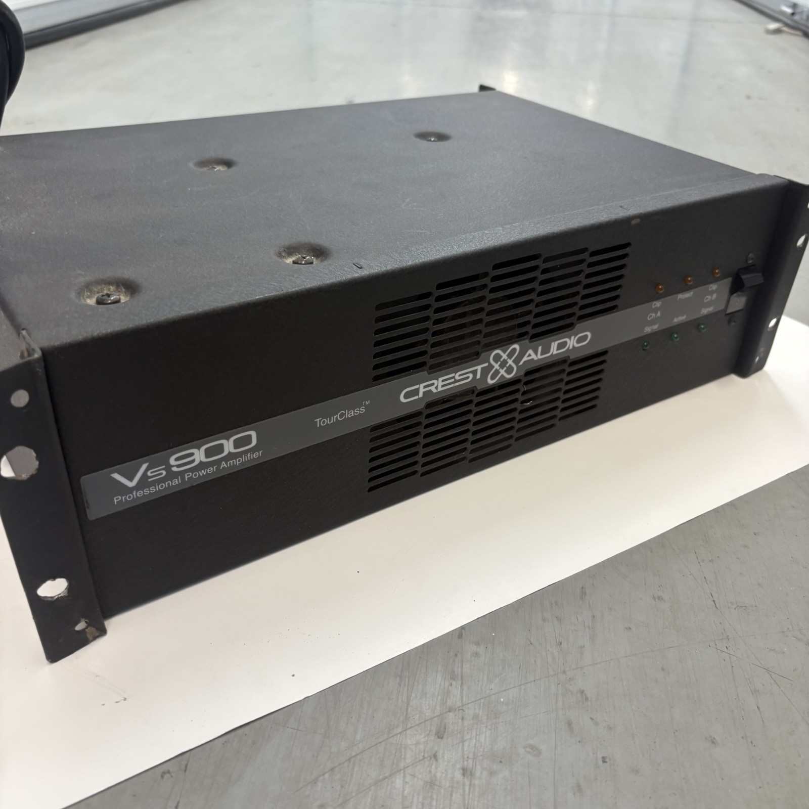 Tour Class Series - Crest Audio Vs900 Professional Power Amplifier TESTED