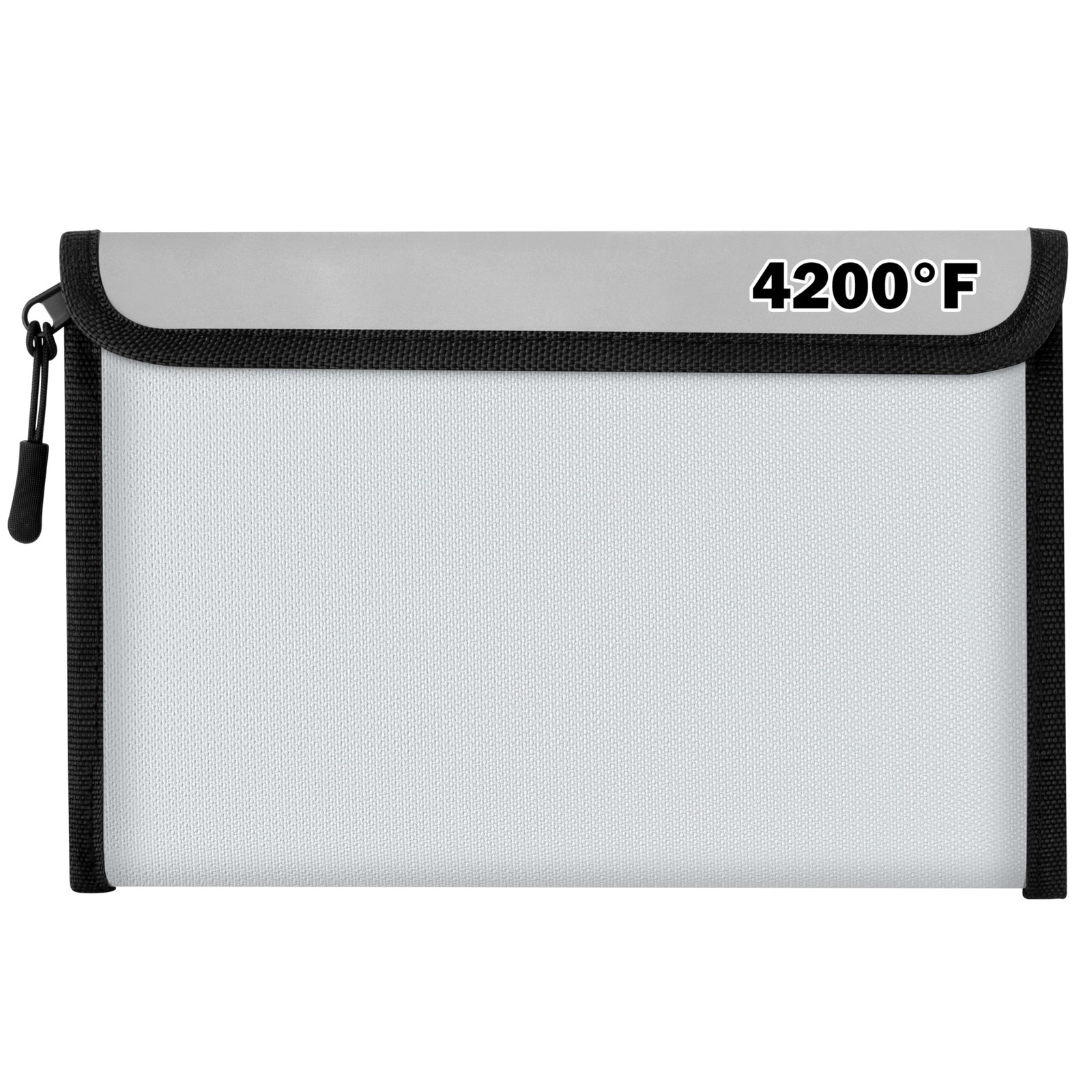 4200°F Fireproof Waterproof Document Bag 3 Layers Heat Insulated Storage