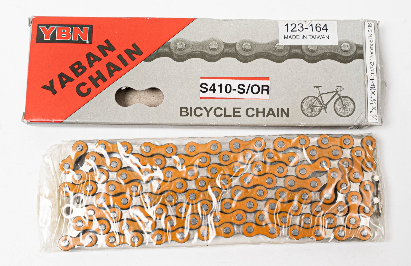 Yaban Chain  S410 - S/OR  123-164   1/2" x 1/8"