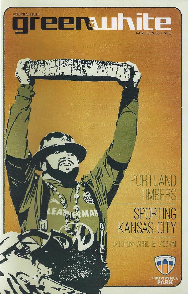 Portland Timbers 'Green & White' MLS Soccer/Football Program Volume 6, Issue 4