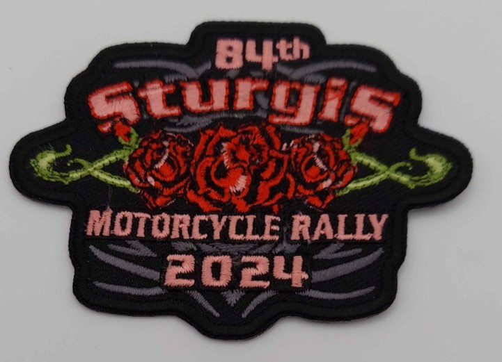 84th Sturgis Motorcycle Rally Patch sew on & iron on NEW WITHOUT PACKAGING