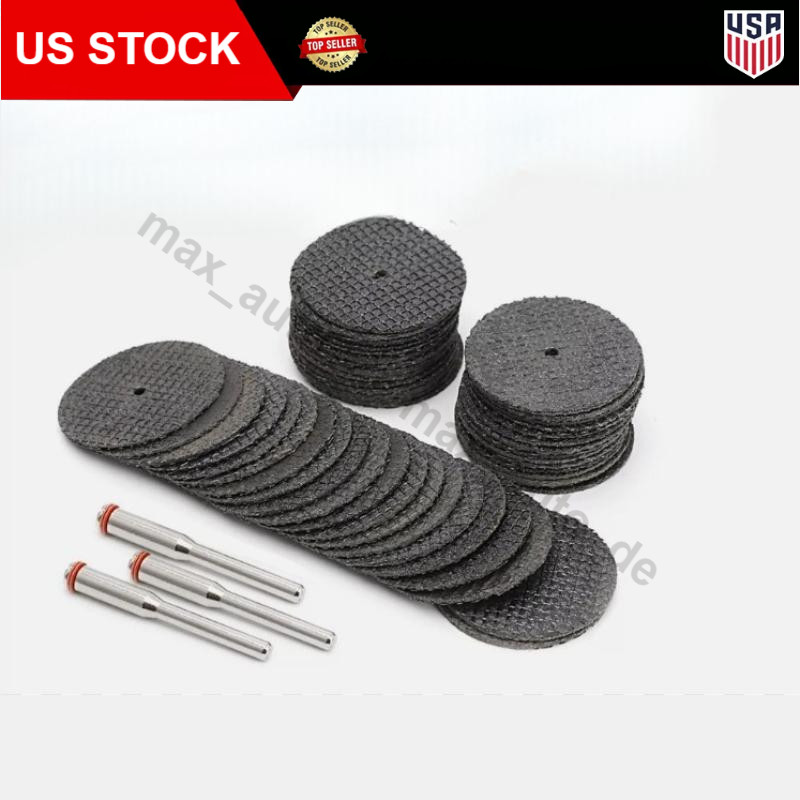 50x 1/8" Mandrel Fiberglass Reinforced Dremel Cut Off Wheel Rotary Discs Saw