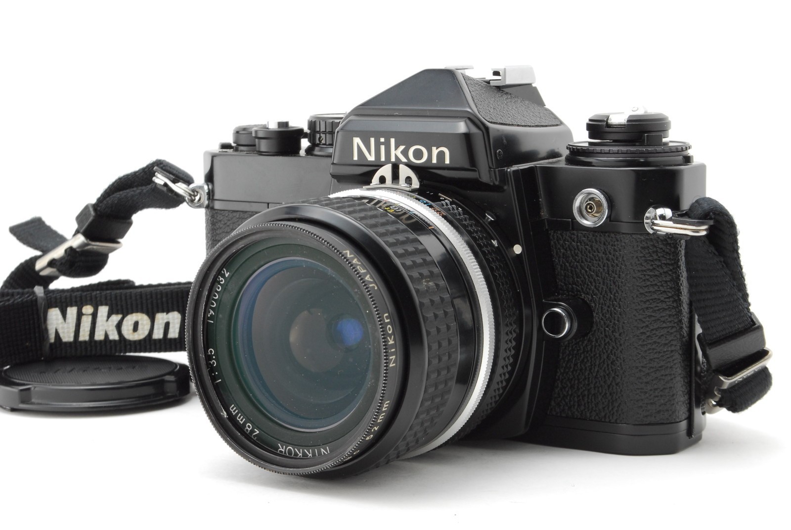 [Very Good] Nikon FE SLR Film Camera w/Ais 28mm F3.5 MF Lens from Japan #AFAB
