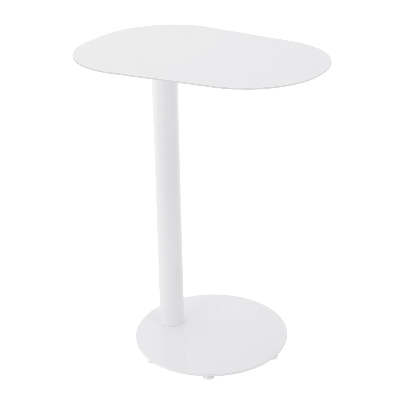 63cm C-shaped Side Table Couch Side Table 7.5kg Iron End Table For Laptop