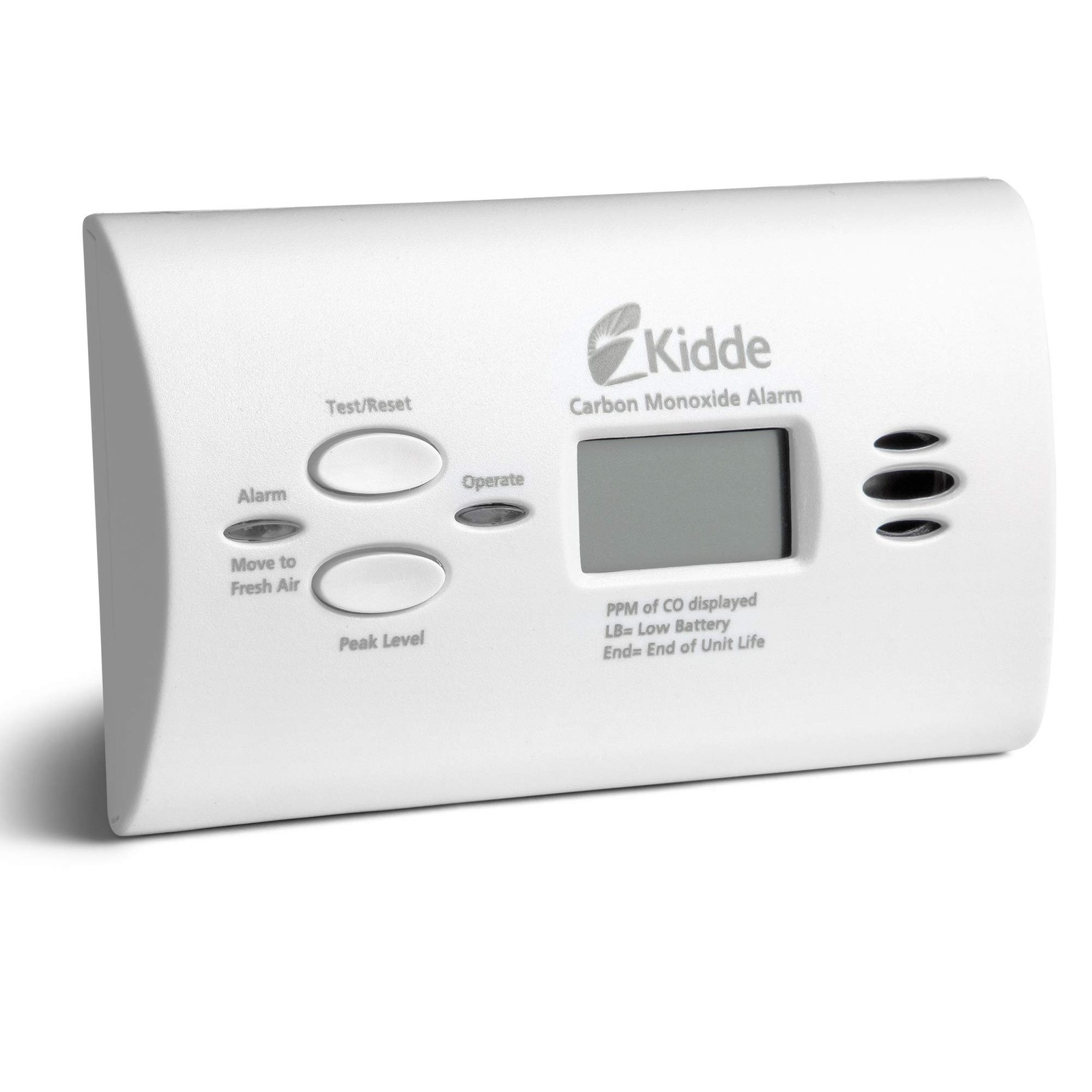 Kidde Carbon Monoxide Detector, AA Battery Powered CO Alarm 1 Pack, Detector