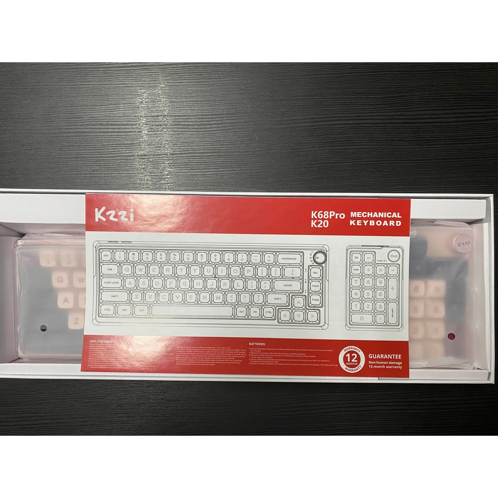 Kzzi K68Pro K20 Mechanical Keyboard (Nezuko Purple)
