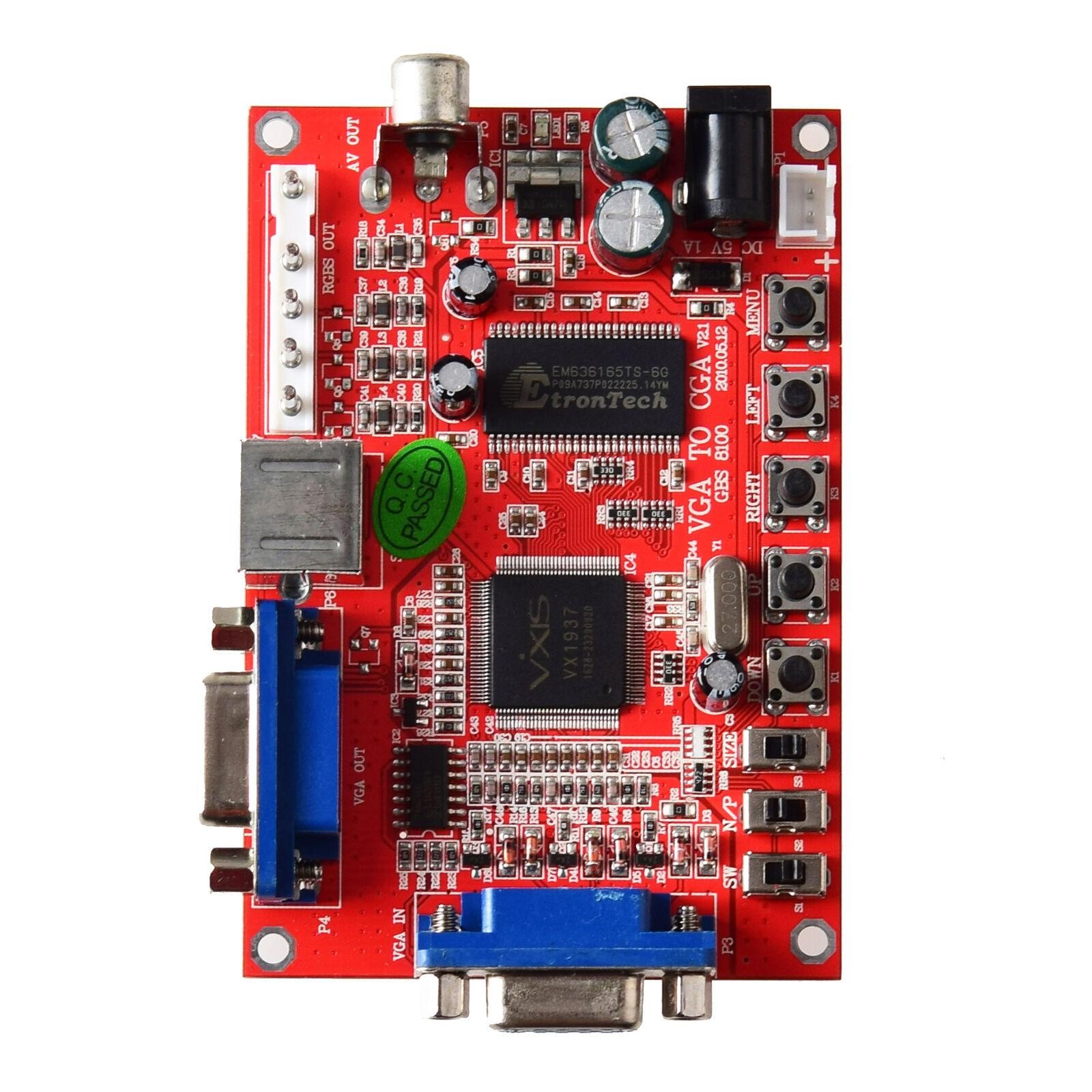 15K Output Arcade Cabinet CRT Monitor Converter VGA To CGA RGBS/CVBS/S-VIDEO c
