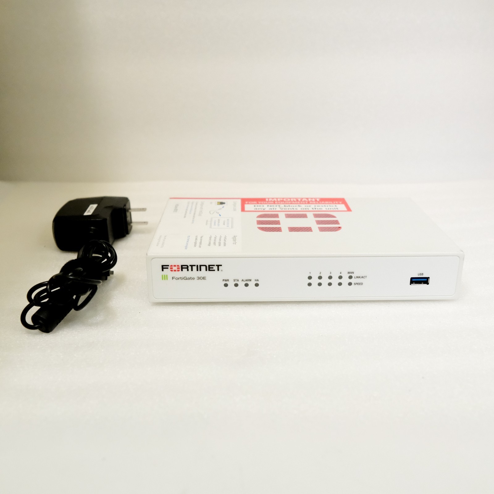FortiGate-30E Secure Firewall Appliance Model: FG-30E With Power Supply