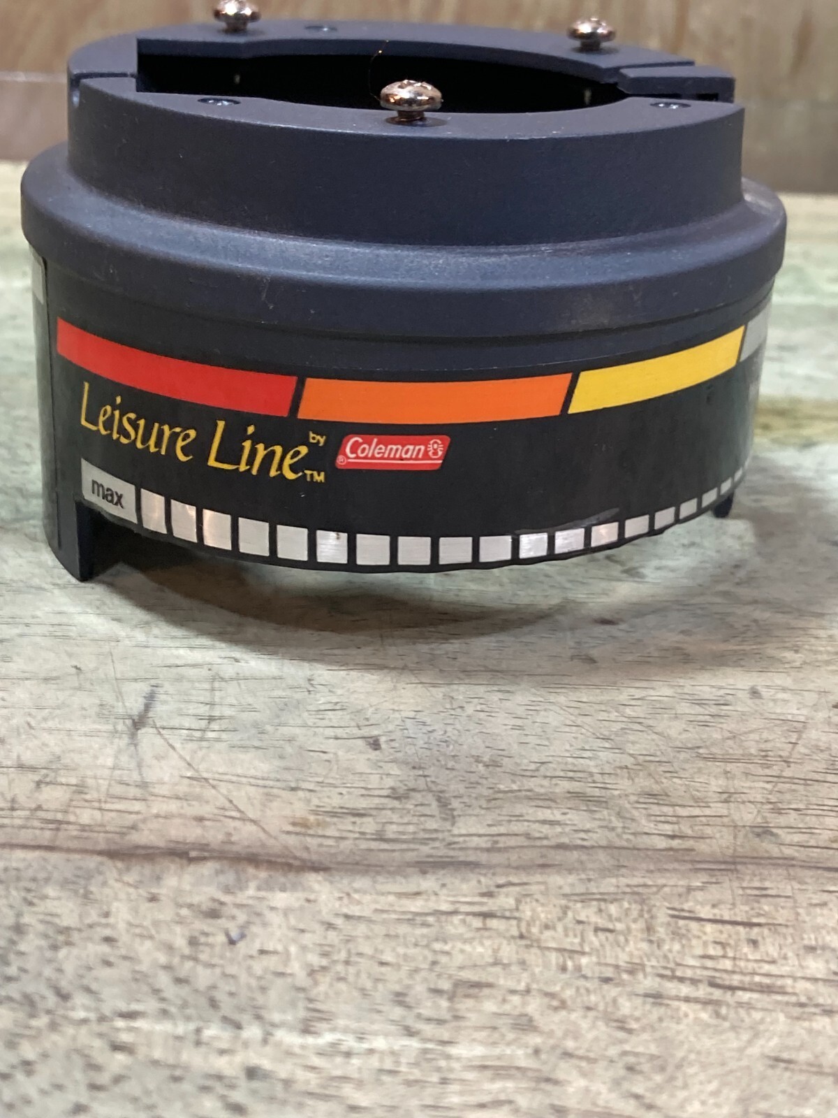 Coleman 5130 - Collar and Screws - label is crooked