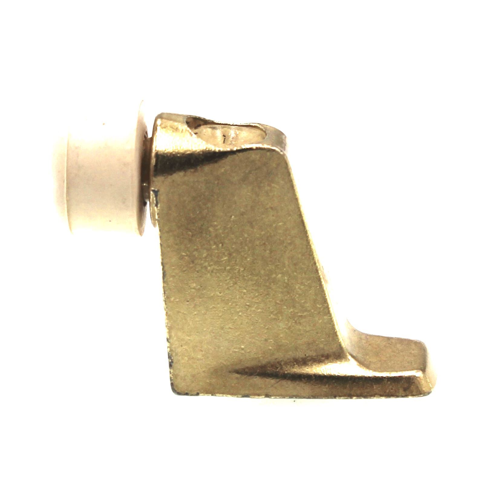 Amerock Floor Door Stop Brass Finish Gooseneck Doorstop NOS BP2254-3