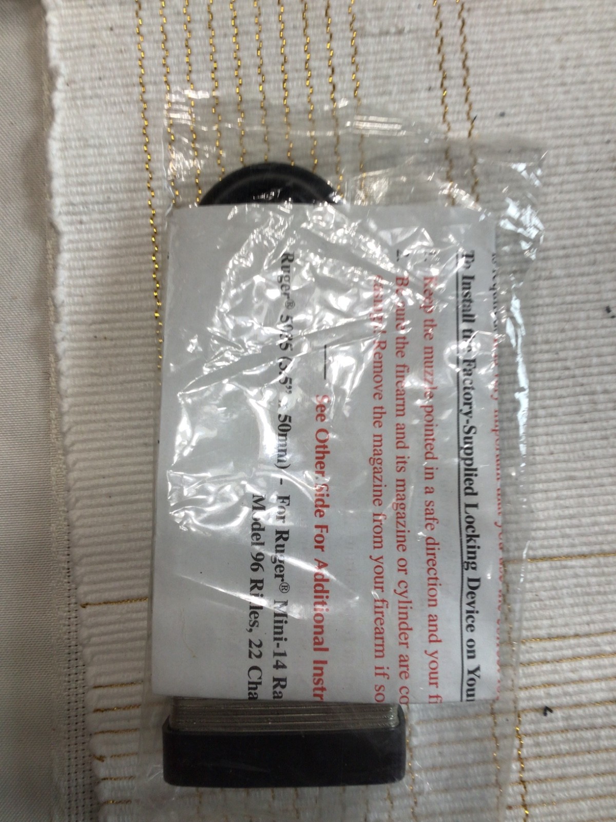 3 Various makes, GUN CABLE PAD LOCKS, Firearm Safety, Never Used or Opened.