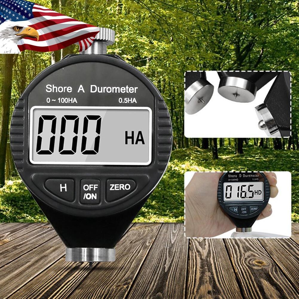Digital Shore A/C/D Durometer Rubber Tire Hardness Tester Meter for Industrial M