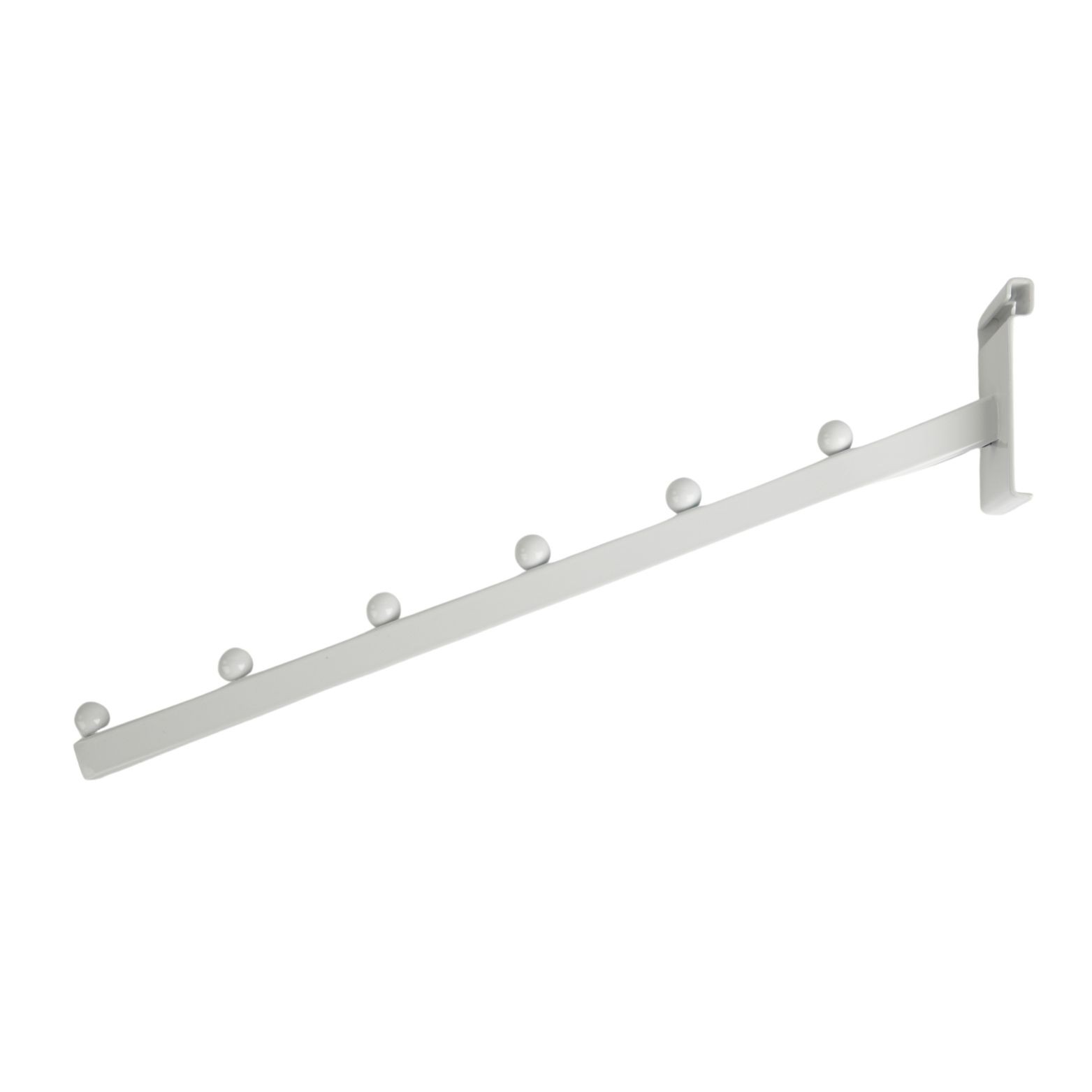 SSWBasics 6-Ball Waterfall White Faceout for Wire Grid - Pack of 5- White
